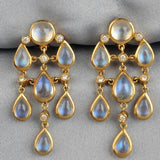 Boucles d'oreilles vintage Crystal Rain