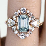 Bague vintage Blue Spark