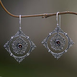 Boucles d'oreilles vintage Mandala Flower