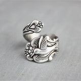 Bague fleur colibri