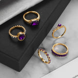 Bague en améthyste