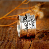 Bague de méditation Tree of Life Spinner