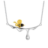 Collier « Miel coulant et abeille »