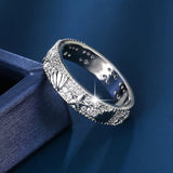 Bague vintage en argent Ocean Bright