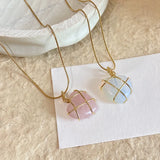 Collier Vintage Moonstone Love