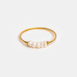 Grace - Bague en perle d'eau douce