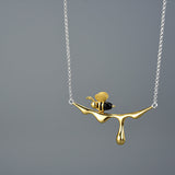 Collier « Miel coulant et abeille »