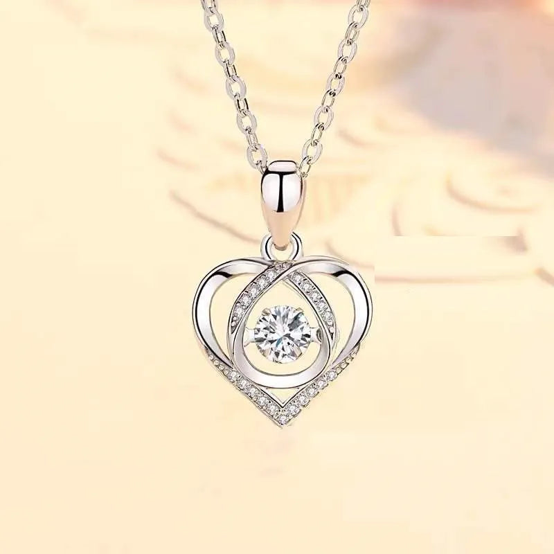 Collier pendentif cœur battant