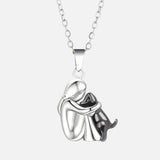 Collier pendentif Hug Chien