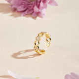 Bij - Bague en Or et Cristaux