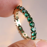 Éclat™ | Bague d'Éternité en or précieux