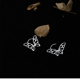 Boucles d'oreilles Papillon en Argent