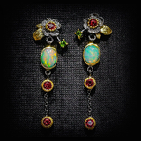 Opalescence™ | Boucles d'oreilles opale et zircon