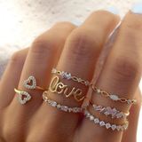 Pack de bagues Timeless Love