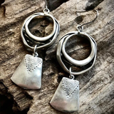 Boucles d'oreilles Vintage en Argent