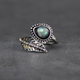 Bague vintage ajustable foncée