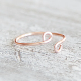 Bague vintage rose