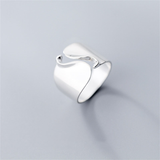 Bague vintage en argent raffiné
