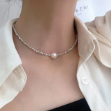Collier élégant en perles
