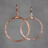 Boucles d'oreilles vintage en or rose