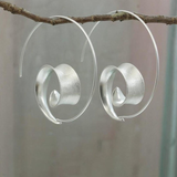 Boucles d'oreilles en spirale