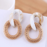 Boucles d'oreilles vintage en forme de nœud