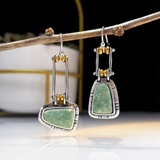 Boucles d'oreilles vertes