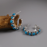 Boucles d'oreilles créoles vintage
