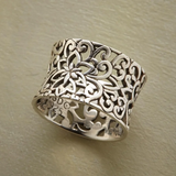 Bague vintage creuse Ivy