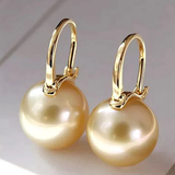 Boucles d'oreilles™ | Élégance en perles dorées