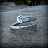 Bague ouverte vintage Dandelion