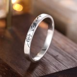 Bague vintage en argent avec motif pissenlit