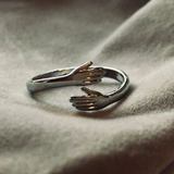 Bague ouverte vintage Hug
