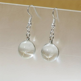 Boucles d'oreilles vintage rondes « Dandelion Wish »