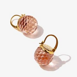Boucles d'oreilles vintage miel