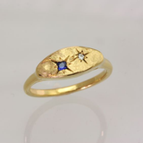 Bague vintage Starlight dorée