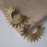 Boucles d'oreilles vintage en or empereur