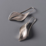Boucles d'oreilles vintage en argent pur