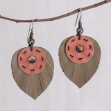 Boucles d'oreilles vintage faites main