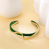 Vague Émeraude™ | Bracelet en matière précieuse