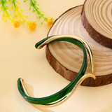 Vague Émeraude™ | Bracelet en matière précieuse