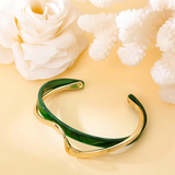 Vague Émeraude™ | Bracelet en matière précieuse
