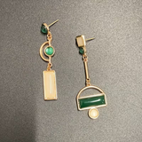 Émeraude™ | Boucles d'oreilles en matière géométrique