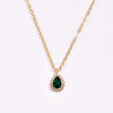 Émeraude Rosée™ | Collier en matière précieuse