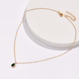 Émeraude Rosée™ | Collier en matière précieuse