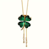 Trèfle Émeraude™ | Collier en matière précieuse