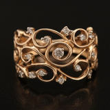Bague Vintage Zirconia Ivy