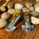 Boucles d'oreilles pendantes Vintage Nature