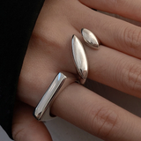 Ensemble de bagues vintage en argent