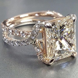 Bague vintage en verre